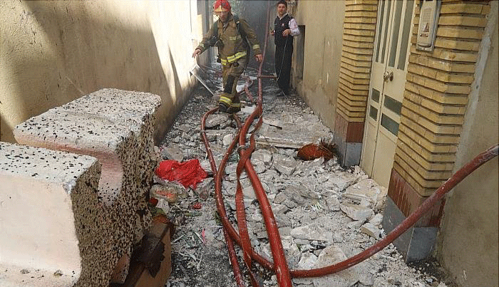 انفجار مرگبار کارگاه مواد محترقه در پل چوبی
