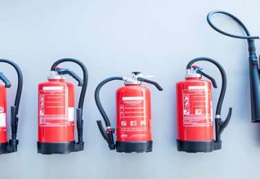 Types of fire extinguishers