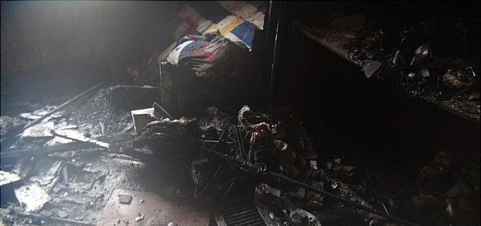 آتش سوزی منزل مسکونی در سعادت آباد