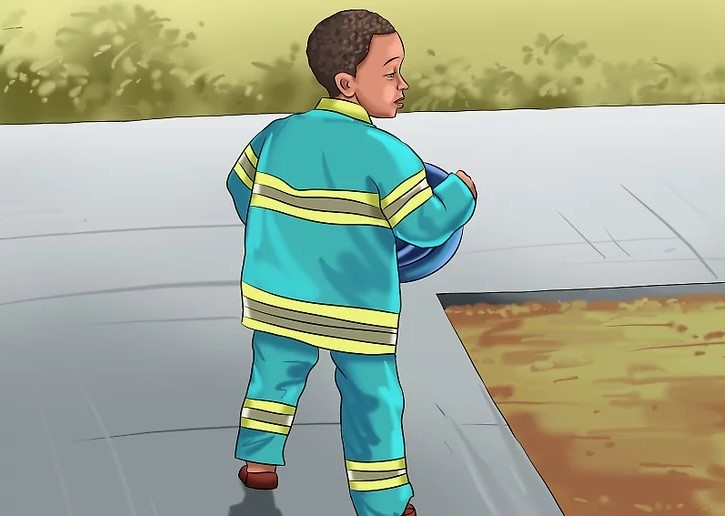 آموزش به کودکان در برابر آتش سوزی