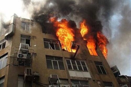  آتش‌سوزی مرگبار در غرب تهران 
