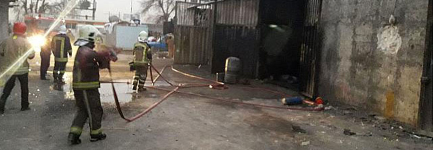 آتشسوزی در چاپخانه خیابان عرفان
