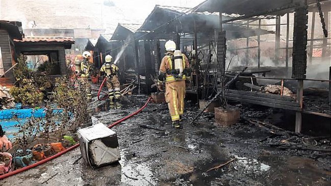 آتشسوزی رستورانی در شیراز  