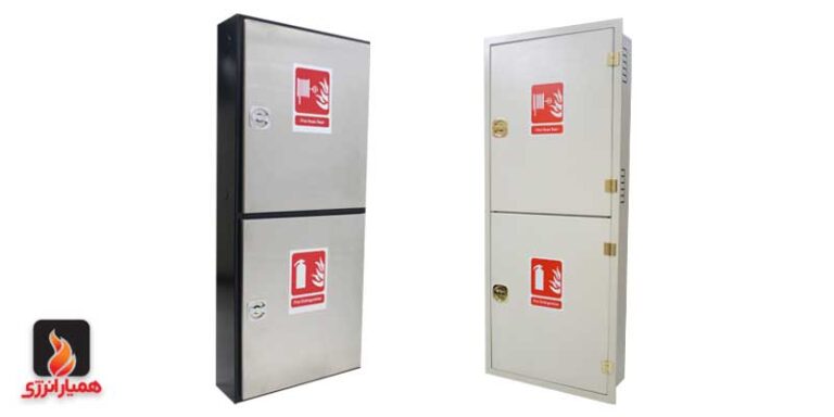 Vertical Double Cabin Fire Extinguisher Box