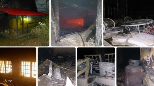 آتش‌سوزی مهیب در شیراز